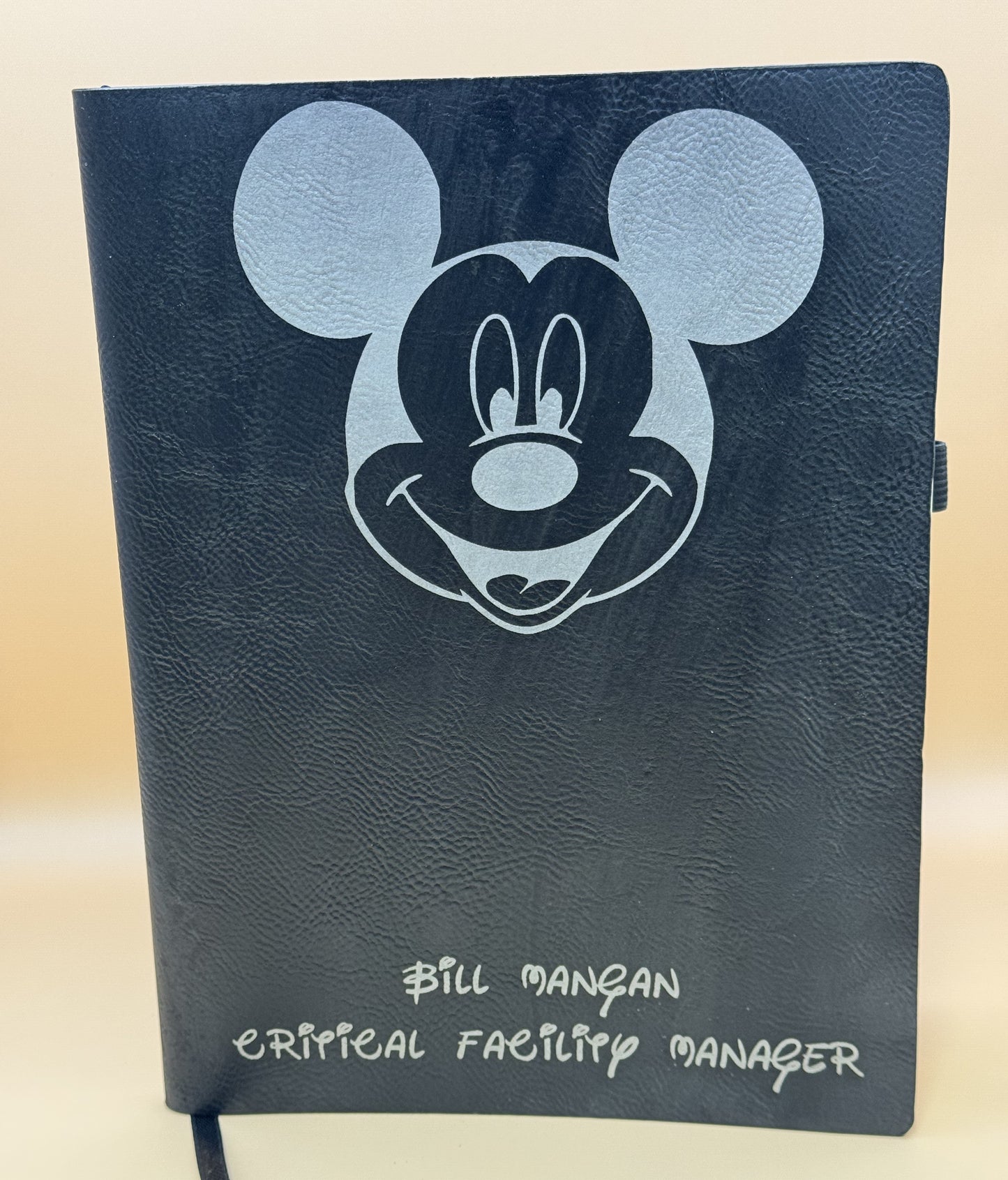 Custom Engraved Leather-Like Notebook