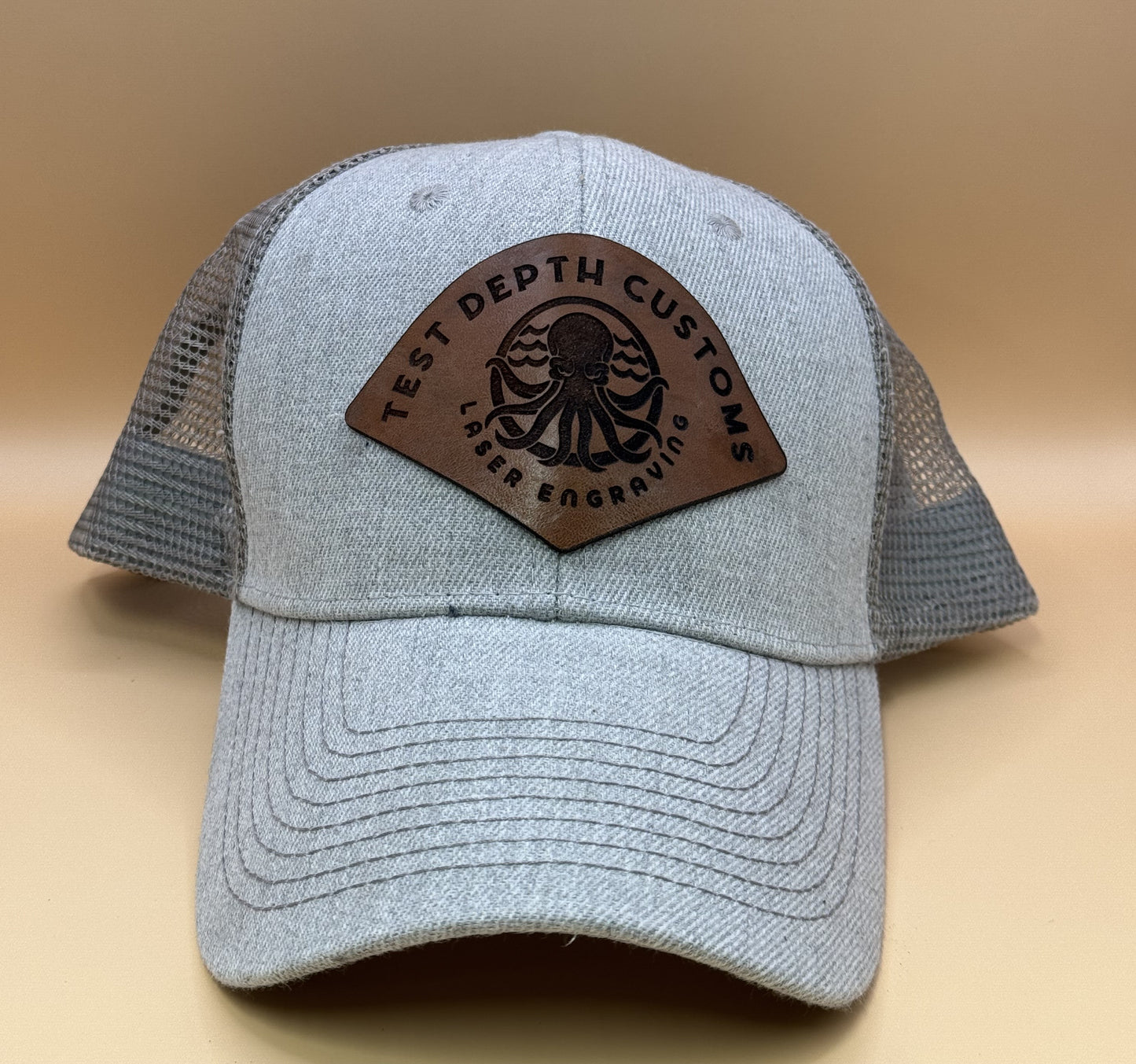 Custom Leather Patch Hat