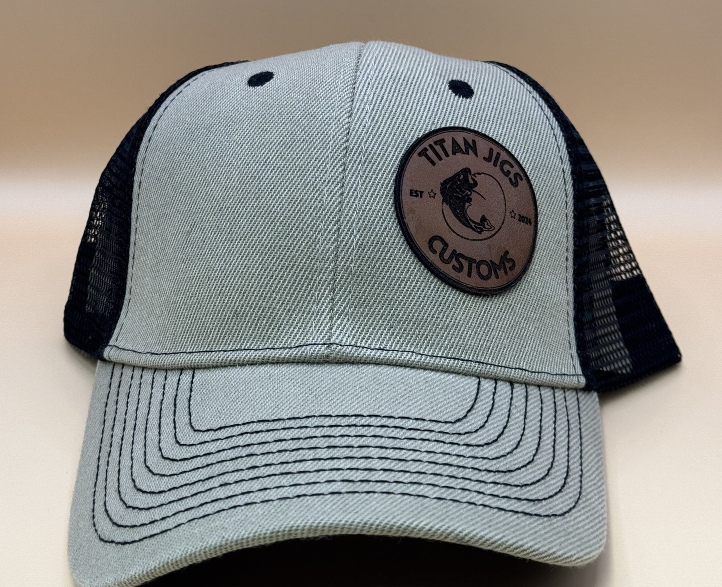 Custom Leather Patch Hat